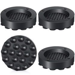 AiQInu Washing Machine feet, Silicone, Black, Misura universale