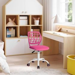 FurnitureR Chaise de Bureau réglable en Hauteur - Ergonomique et colorée - avec Dossier et accoudoirs - 5 Roues - pour Enfants de 3 à 10 Ans - Charge maximale : 100 kg