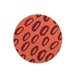 Questo Casa, Tapis de Souris Rond imprimé numérique avec Fond antidérapant pour Bureau et Maison Diamètre 22 cm
