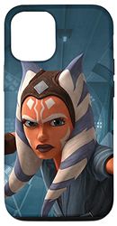 Custodia per iPhone 14 Star Wars The Clone Wars Ahsoka Tano Blue