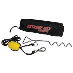 Extreme Max BoatTector 3006.6826 Kit Complet d'ancrage à vis PWC avec Corde, bouée de marquage et Sac de Rangement