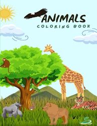 Animals Coloring Book: Realistic Animals Designs For Teens and Adults Aged +10