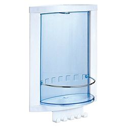 MSV Mobile Bagno 23x32x12 cm, Legno, Blu/Argento