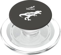 Kids T Rex Your Uncle My Uncle Funny Boys Girls Dino PopSockets PopGrip para MagSafe
