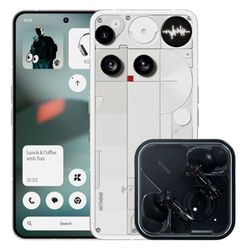 Nothing Phone (3) 512GB White – Unlocked 5G Smartphone with Triple 50MP Camera Ear Black Included