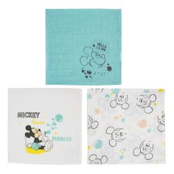 babyCalin - Disney Lot de 3 langes 60x60cm - Mickey