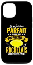 Coque pour iPhone 15 Rochelais Rochelle Rugby Je Suis Supporter Rochelais