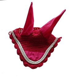 Rhinegold Fly Veil/Noise Muffler-Full-Raspberry