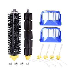 Accessory for iRobot Roomba 600 610 620 630 645 650 655 660 680 500 Series Model 595 Replacement Kit Replenishment iRobot Parts Set Filter Side Brush Bristle Brush Flexible Beater Brush