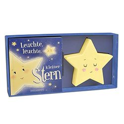 Grafik-Werkstatt Baby Box Night Light Small Star + Children's Book with 29 Pages