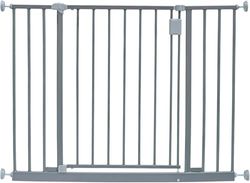 Safetots Barrière de Sécurité pour Couloir Extra Large, Barrière à Pression pour Couloirs et Espaces Larges, 97cm - 103cm, Couleur Gris
