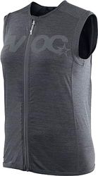EVOC PROTECTOR VEST WOMEN, skyddsväst (LITESHIELD FLEX ryggskydd, S.LEISURE stretchmaterial, AIRO FLEX höftbälte, maskintvättbar, storlek: M), kolgrå