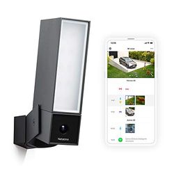 Netatmo Telecamera Wifi Esterno, (Ricondizionato), Luce Integrata, Sensore di Movimento, Visione Notturna, senza Abbonamenti, NOC-R