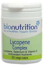 Bio Nutrition Lycopene Complex 10mg : Antioxidant Men's Health nutrients : 30 Vegi Capsules
