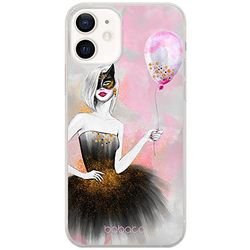 ERT GROUP mobiltelefonfodral för Apple Iphone 12 Mini originalt och officiellt licensierat Babaco mönster Girls 009 Vit optimalt anpassad till formen på mobiltelefonen, fodral tillverkad av TPU-plast