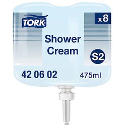 Tork Crema de Ducha Mini S2, Fragancia unisex, 8 × 475 ml, 420602