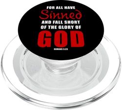 For All Have Sinned – Romans 3:23 KJV Christian Gospel PopSockets PopGrip para MagSafe
