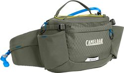 CamelBak M.U.L.E. 5 Fietsen Taille Pack - 5 Liter Opslag met 1,5 liter BPA Vrij Reservoir/Waterzak, Dusty Olive
