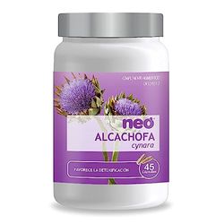 NEO Extrato de folhas de alcachofra de 200 mg | 45 cápsulas naturais, ajuda a melhorar o desconforto digestivo, livre de alérgenos e OGM, levar 1 a 2 cápsulas por dia, libertação rápida