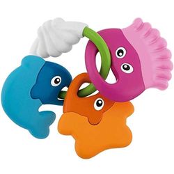 Chicco Baby Senses Sea Creatures Teether Rattles (Multicolour, Elk Gender)