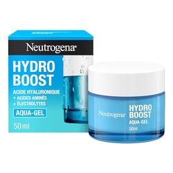 Neutrogena | Aqua-Gel Hydro Boost (pot de 50 ml) – Crème hydratante pour tous types de peaux à l'acide hyaluronique – Gel hydratant pour un teint frais et éclatant