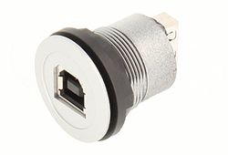 Schlegel 23.001.543 USB Socket Silver-Coloured 1x USB Female Type B 1x USB Female Type A