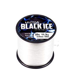 Ultima Black Ice Strong Crystal Clear Sea Fishing Line - Crystal, 0.45 mm - 25.0 lb