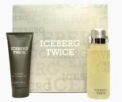 Iceberg Twice pour Homme Coffret Cadeau Eau de Toilette Vaporisateur 125 ml + Gel Douche 100 ml