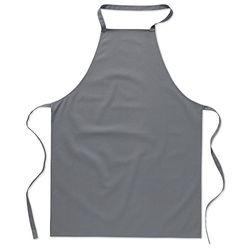 eBuyGB Pack of 10 Catering Cooking Plain Chef's Unisex Kitchen Apron, Cotton, Grey