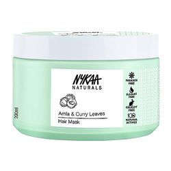 Nykaa Naturals Hair Mask - Amla and Curry Leaves For Women 6.76 oz Masque