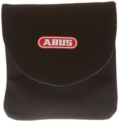 ABUS Saco para cadeado de bicicleta ST 5850/5650/4960 - saco de transporte para cadeados de corrente para fixar ao porta-bagagens, preto