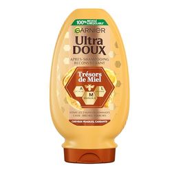 Garnier Ultra Doux - Après-Shampoing Reconstituant - Enrichi en Acacia, Lavande & Manuka - Pour Cheveux Fragiles & Cassants - Trésors de Miel - 200 ml