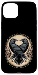 Norse Mythology Ravens - Huginn & Muninn Celtic Knotwork Case for iPhone 15 Plus