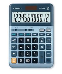 Casio DF-120EM - Calculadora de Escritorio, 17,9 × 12,6 × 3,9cm, Color Azul