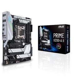 ASUS PRIME X299-A II Moderkort, Svart