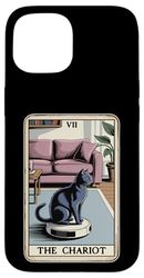 Carro Tarot Card Cat Robot Aspirador Gato Carcasa para iPhone 15