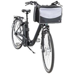 TRIXIE Bauletto anteriore per bicicletta, 41 x 26 x 26 cm, nero/grigio, 2,82 kg