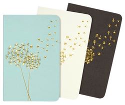 Peter Pauper Press Dandelion Wishes Jotter Notebooks (set of 3)