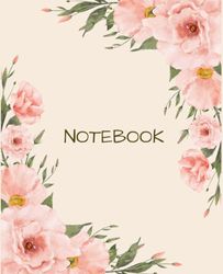 Notebook - 150 Pages: Notebook with 150 Pages | Size 7.5" * 9.25" | Journal for girls and women