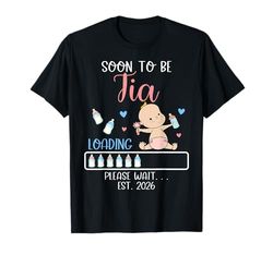 Presto per essere TIA 2026 di Baby Girl Loading Funny Family Maglietta