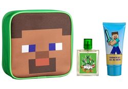 Minecraft - Beauty case EDT 50 ml e gel doccia 100 ml