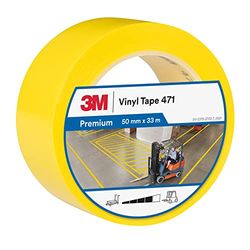 3M Vinyl Tape 471, 50 mm x 33 m, Yellow