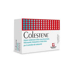 Colestene® Integratore di Monacolina da Riso rosso fermentato (2,9 mg) e Policosanoli, con Astaxantina e Acido folico - 30 compresse