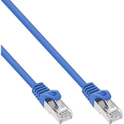 InLine 71501B patchkabel, F/UTP, Cat.5e, blauw, 1m