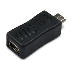 Metronic 470229 Mini USB/Micro USB Adapter Zwart