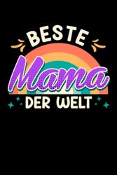 Notizbuch A5 kariert mit Softcover Design: Coole Mama Muttertag weltbeste Mama Mothersday Mütter: 120 karierte DIN A5 Seiten