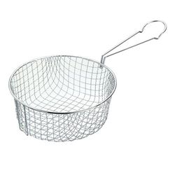 KitchenCraft Cestello per friggitrice in filo metallico, 18,5 cm (per adattarsi alla padella da 20 cm), argento