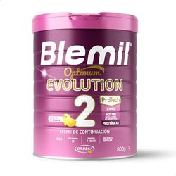 Blemil 2 Optimum Evolution | 800g | Leche de Continuación en polvo para Bebé Desde los 6 Meses