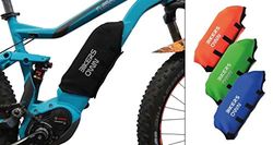 BikersOwn Universal 2in1 Yamaha frame accubescherming plus frame bescherming omkeerbare zijden, zwart-oranje, eenheidsmaat