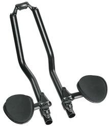 ergotec Lenkeraufsatz Tribar Professional Aluminium Al6061-t6 Verstellbar mit Computerhalter, Manubrio Unisex Adulto, Nero (Schwarz-Sand), Breite: SCH mm (31,8 mm)